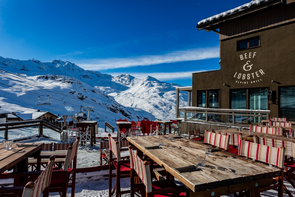 Restaurant Beef & Lobster à Val Thorens en Savoie