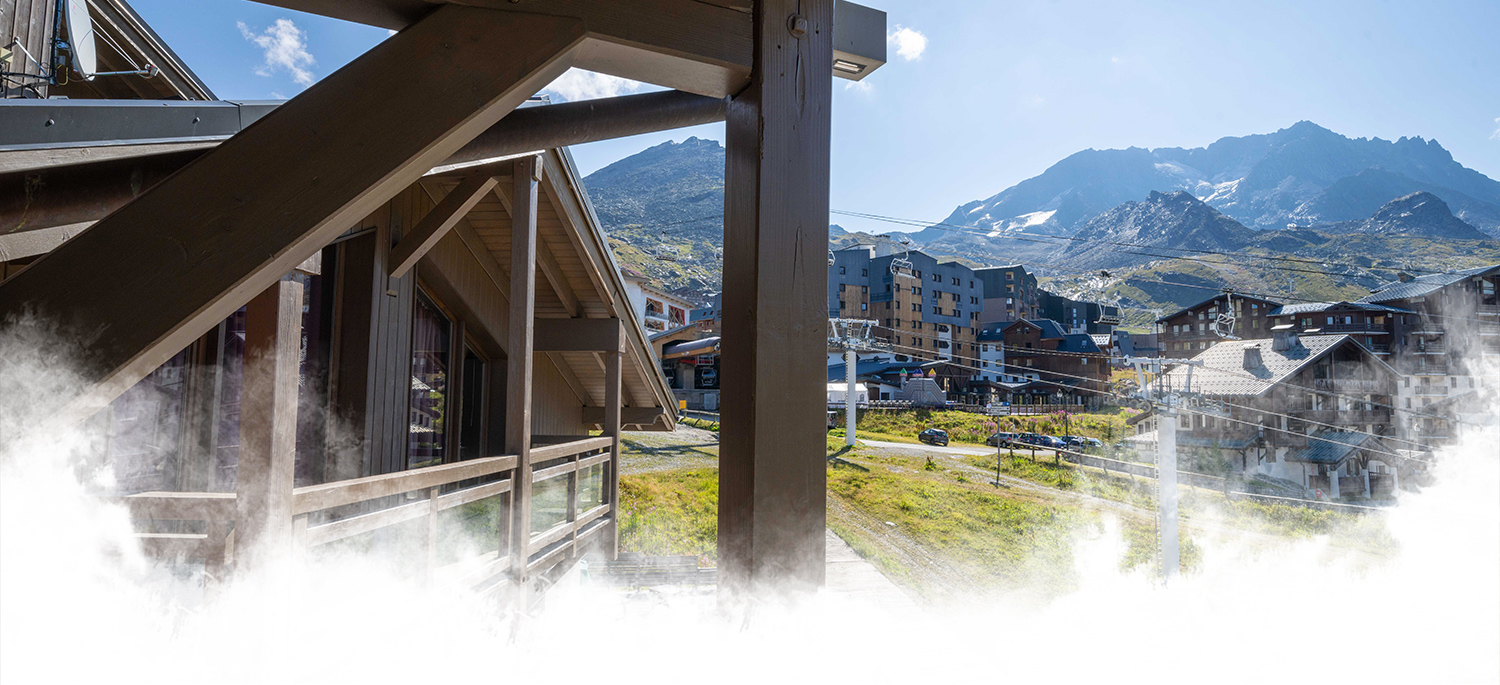 Le Hameau du Kashmir cet été à Val Thorens